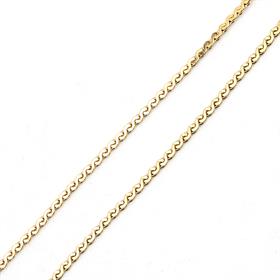 60 cm Altın Renk Çelik Burgu Kolye Zinciri