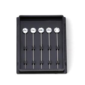 5li Kristal Taşlı Eşarp Şal İğnesi