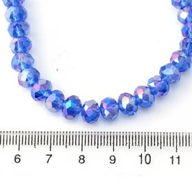 8 mm Mavi Janjanlı Kristal Boncuk