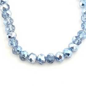 8 mm Açık Mavi Kristal Boncuk