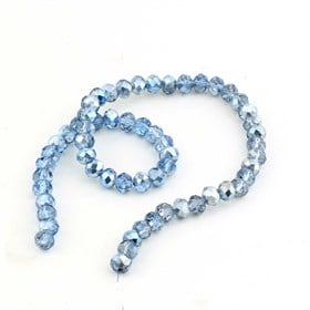 8 mm Açık Mavi Kristal Boncuk