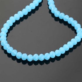 8 mm Buz Mavisi Kristal Boncuk