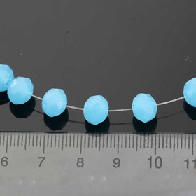 8 mm Buz Mavisi Kristal Boncuk