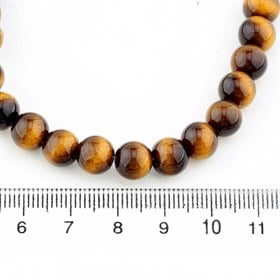 8 mm Kaplangözü Görünümlü Cam Boncuk