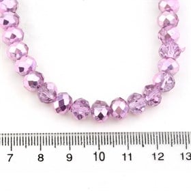 8 mm Lila Kristal Boncuk