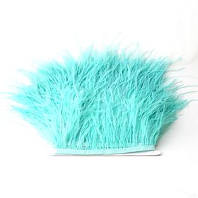 Açık Yeşil Deve Kuşu Tüyü Şerit