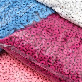 Ahşap Elips Abaküs Boncuk Toptan Yarım Kilo - 3200 Adet