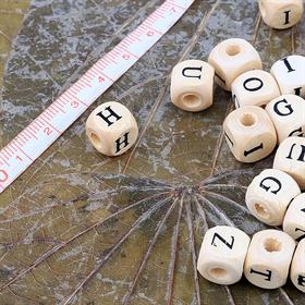 Ahşap, Küp Harf Boncuk