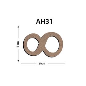Ahşap MDF Sonsuzluk İşareti