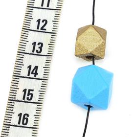 Ahşap Prizma Boncuk Renkli