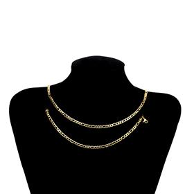 Altın Renk Çelik Kolye Bileklik Seti