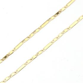 Altın Renk, Kararmaz Çelik, Kolye Zinciri 45 cm