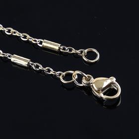 Altın Renk, Kararmaz Çelik, Kolye Zinciri 45 cm