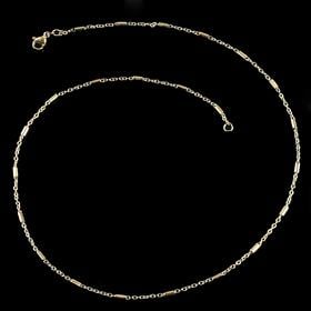 Altın Renk, Kararmaz Çelik, Kolye Zinciri 45 cm