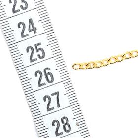 Altın Sarı Renk Metal Takı Zinciri 10 metre