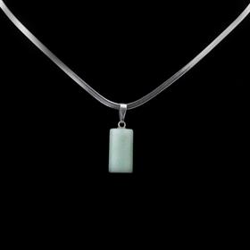 Amazonit Taşı Silindir Kolye Ucu