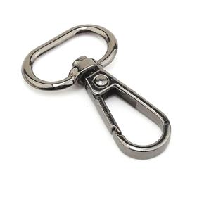 Anahtarlık Döner İstakoz Klips Siyah Nikel