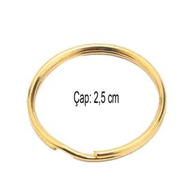 Anahtarlık Halkası Altın Sarı 10 Adet