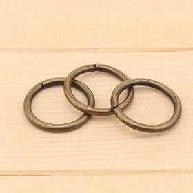 Antik Sarı Metal Halka 3 cm