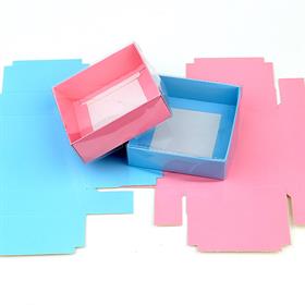 Asetat Kapaklı Karton Kutu (10 adet)