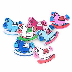 Atlıkarınca Figür, Ahşap Emzik Zinciri Boncuğu