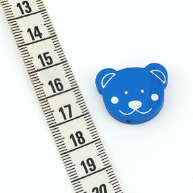 Ayıcık Figür, Ahşap Emzik Askısı Boncuğu