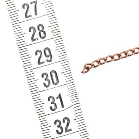 Bakır Renk Metal Takı Zinciri 10 metre