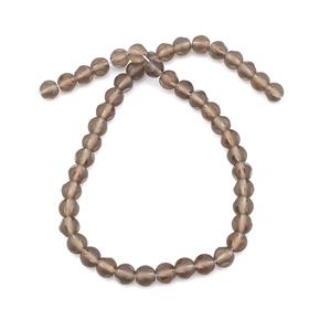 Benekli Avize Kesim Kahverengi Oniks Boncuk