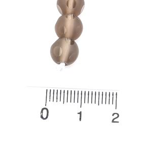 Benekli Avize Kesim Kahverengi Oniks Boncuk