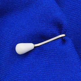 Beyaz Arpa Eşarp Şal Tokası 12 adet