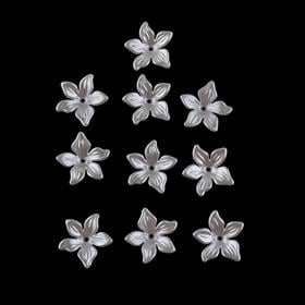 Beyaz Çiçek İnci 10 Adet