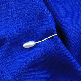 Beyaz Damla Eşarp Şal Tokası 12 adet