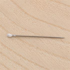 Beyaz Mine Başlı Toplu İğne (50 Adet)