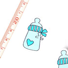 Biberon Şeklinde Ahşap Emzik Zinciri Boncuğu