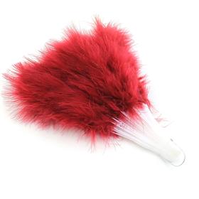 Bordo Tüylü Gelin ve Nedime Yelpazesi