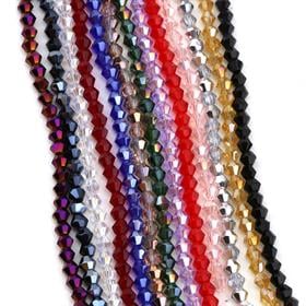 Çek Kristali Piramit Cam Boncuk