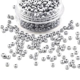 Çek Kum Boncuk Gümüş 8/0