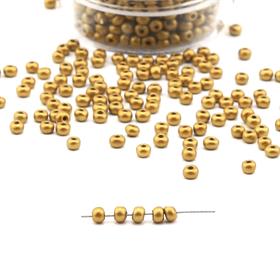 Çek Kum Boncuk Koyu Altın 8/0