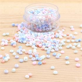 Çek Kum Boncuk Mix Soft Renkler 8/0 3 mm