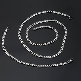 Çelik Kolye Bileklik Seti