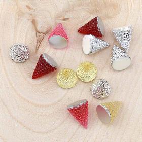 Çivi Şeklinde Polyester Taş 10 Adet