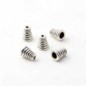 Çizgili Metal Kapama Tesbih Ara Aparatı (5 adet)