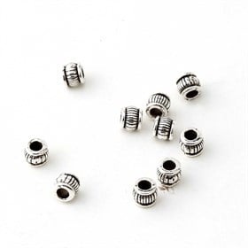 Çizgili Silindir Metal Ara Aparat (10 adet)