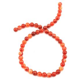 Damarlı Parlak Akik Boncuk