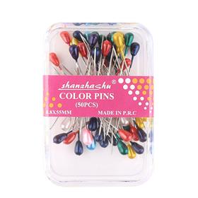 Damla İnci Başlı Toplu İğne 50 Adet