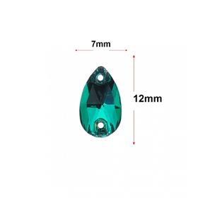 Damla Şeklinde Dikme Kristal Taş 7 x 12 mm ( 10 adet )