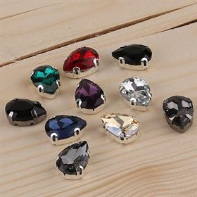 Damla Şeklinde Kristal Dikme Beyoğlu Taşı Küçük Boy 5 adet