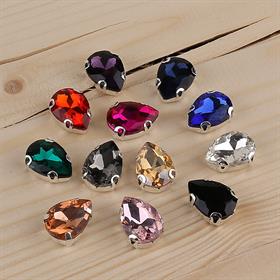 Damla Şeklinde Kristal Dikme Beyoğlu Taşı Orta Boy 5 adet