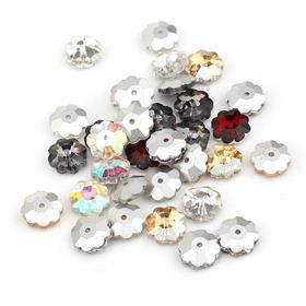 Delikli Cam Çiçek Taş 5 Adet