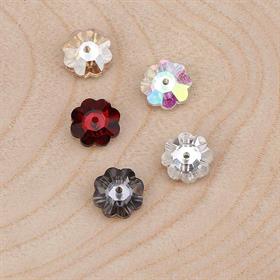 Delikli Cam Çiçek Taş 5 Adet